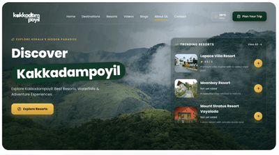 Kakkadampoyil.in — Travel Website Development & SEO - Digital Strategy