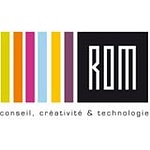 ROM Agence de communication logo