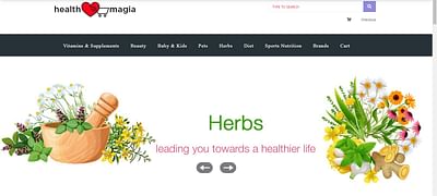 Health Magia - Cloud Hosting & Web/Store Designing - E-commerce