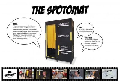 SPOTOMAT - Publicité