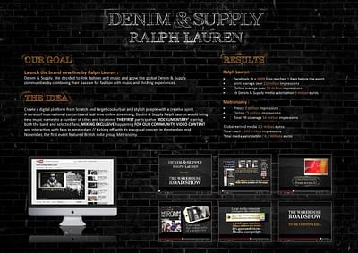 DENIM AND SUPPLY - Publicidad