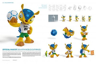 ANIMATIONS OFFICIAL MASCOT OF 2014 FIFA WORLD CUP - Publicité