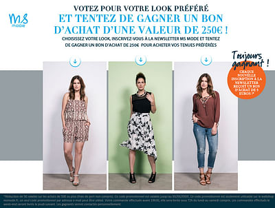 Campagne de Génération de Leads pour MS Mode - Publicité en ligne