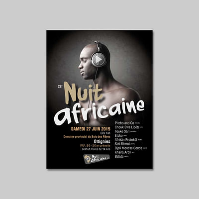 Festival Nuit Africaine - Design & graphisme