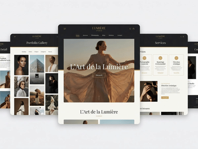 Lumière Studio - Création de site internet