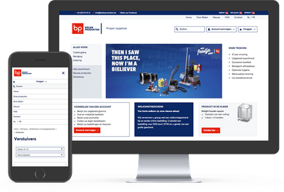 Bielen Produkten - B2B e-commerce platform - E-commerce