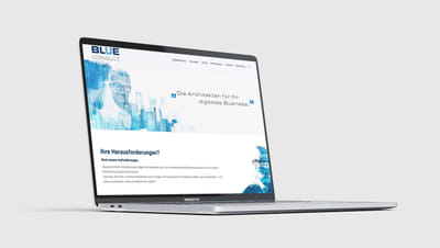 Website-Relaunch für die Blue Consult GmbH - Textgestaltung