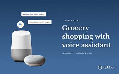 Grocery Shopping With Voice Assistant - Stratégie digitale