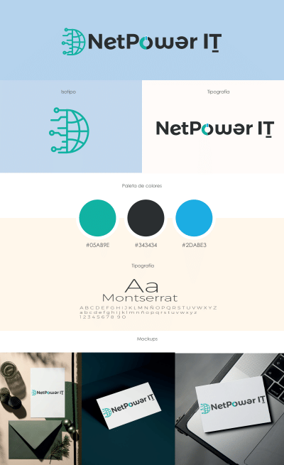 Diseño de Logo - Tienda de Infraestructura Tecnologica - Grafische Identiteit