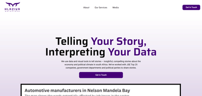 Web Design For Data Analytics Company - Website Creation