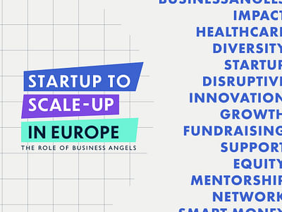 DA. "Startup to Scaleup in Europe" by F.A. & B.A.E - Grafische Identität
