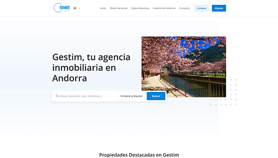 Inmobiliaria Gestim Andorra - Création de site internet