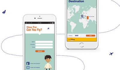 Lufthansa #howfarcanyoufly - Email Marketing
