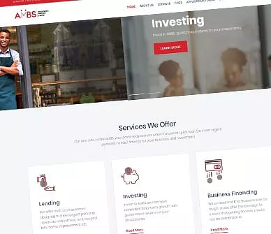 AMB Investment - Website Creatie
