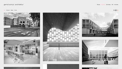 Website (Gernot Schulz Architektur) - Print