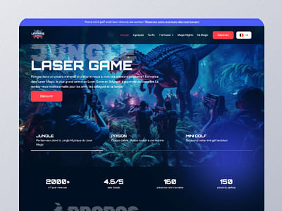 Le plus grand centre de Laser Game en Belgique - Publicité en ligne