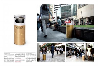 RUBBISH BIN - Advertising