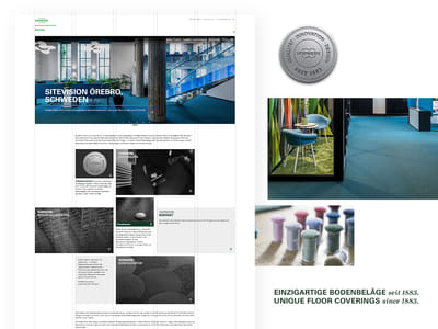 B2B-Website in Vorwerk-Qualität - Création de site internet