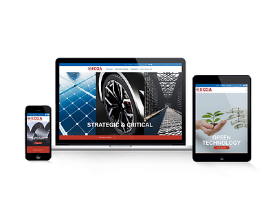 Website & Content creation for ECGA - Design & graphisme