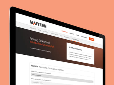 Autovermietung Mattern - Werbung