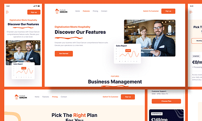 Restaurant Website Design - Ergonomy (UX/UI)