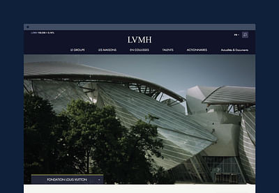 Refonte du site corporate LVMH.com