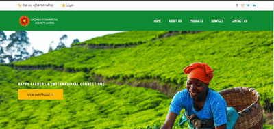 Gazania Commercial Agency Limited - Website Creation