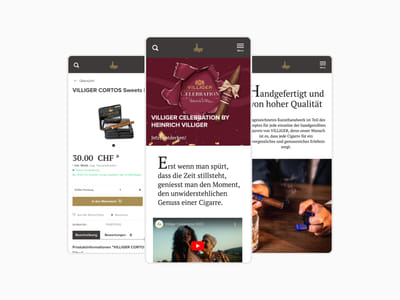 Villiger Website Relaunch and Marketing Automation - Webseitengestaltung