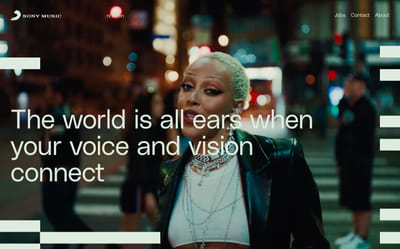 Sony Music - Motion Design