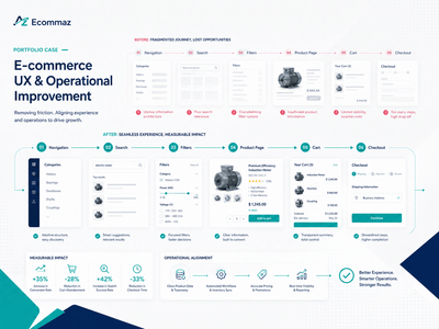 E-commerce UX & Operational Improvement - Ergonomie (UX/UI)