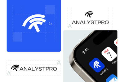 AnalystPro — Brand identity design for an AI-native platform - Markenbildung & Positionierung