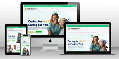 Branding & Website Design for Sanrise Homecare - Ontwerp