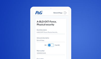 Cycle inventory counting application for P&G - Ergonomy (UX/UI)