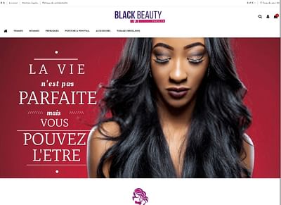 Stratégie digitale complète de BLACK BEAUTY PARIS - Estrategia digital