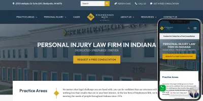 Law Firm Website Redesign - Website Creation