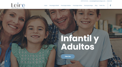 Leire Psicología - Creación de Sitios Web