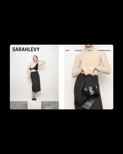 SARAHLEVY - Création de site internet