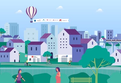 BPCE SI : Illustrations & Template Powerpoint - Identité Graphique