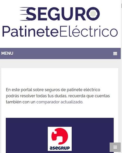 Seguro Patinete electrico - Publicité en ligne