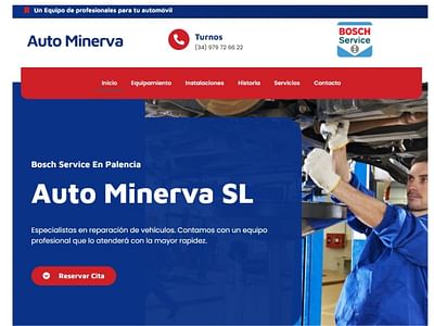 Auto Minerva - Creación de Sitios Web