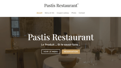 Site de restaurateur / Ecommerce - Création de site internet