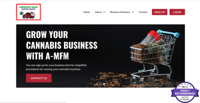 American Made Farmers Market (A-MFM) - Website Creatie