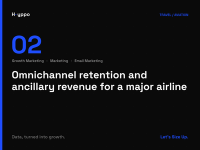 Omnichannel retention and ancillary revenue for a major airline - Email Marketing