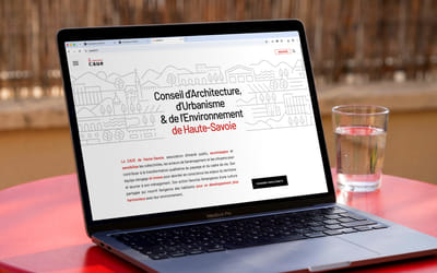 CAUE 74 • Site internet vitrine et Formations - Website Creation