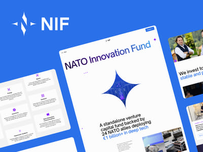Nato Innovation Fund - Website Creation