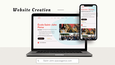 Creation de site web pour une école en France - Identità Grafica