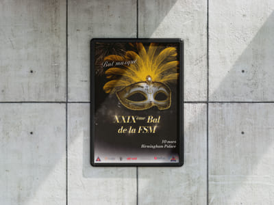 Supports évènementiels Cercle CKO ULB - Design & graphisme
