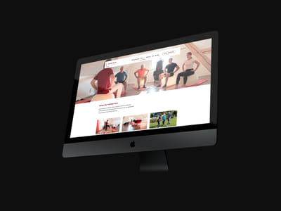 Physiotherapie Praxis mit neuem CD - Grafikdesign