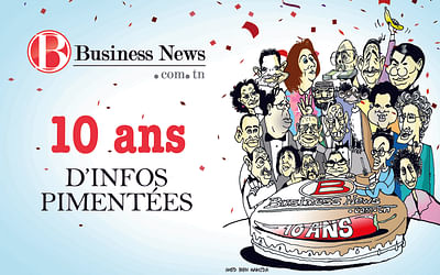 10ème anniversaire de Business News - Grafikdesign
