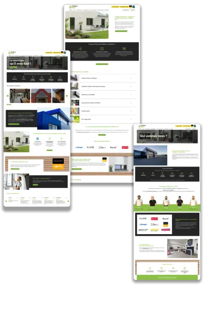 Modern Eco - Refonte d'un site internet - Publicité en ligne